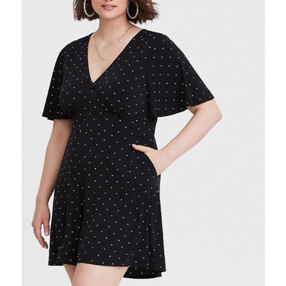 torrid Dresses & Skirts - Torrid Black Romper  Size 2
